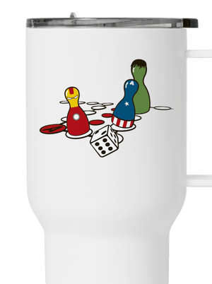 Superhrdina nehnevaj sa termohrnček White