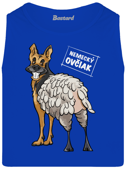 Nemecký ovčiak pánske tielko Royal Blue