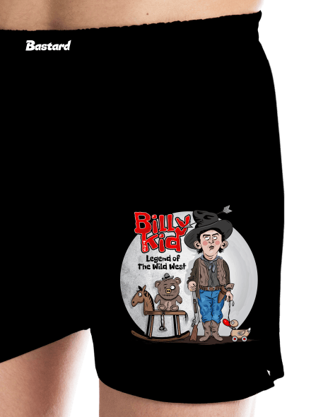 Billy The Kid pánske trenky Black