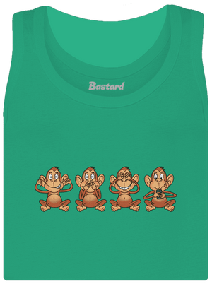 Opička s mobilom dámske tielko klasické Mint Mal