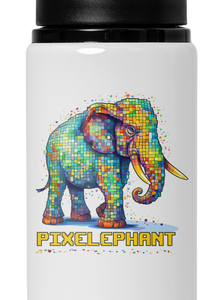 Pixelephant flaša na vodu White
