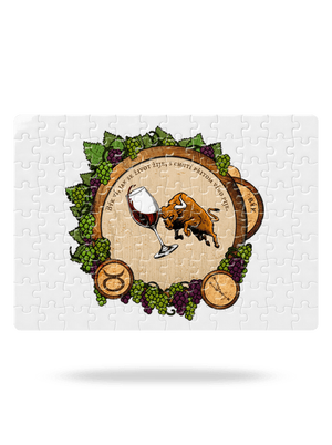 Vínny horoskop: Býk puzzle White