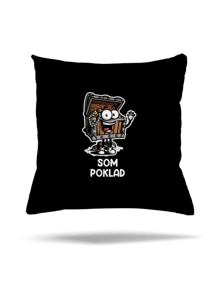 Som poklad vankúš Black