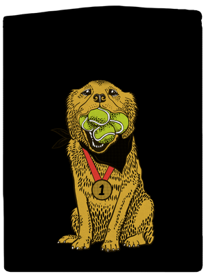 Zlatý retriever dámska mikina na zips Black