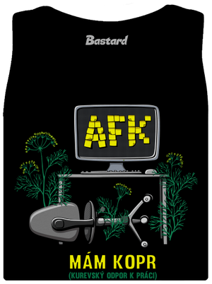 Mám kopr dámske tielko klasické Black