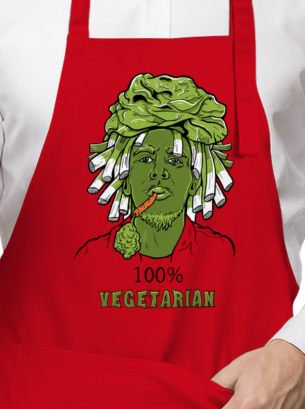 100% vegetarián zástera Red