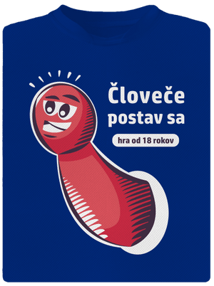 Človeče postav sa pánske športové tričko Royal Blue Mal