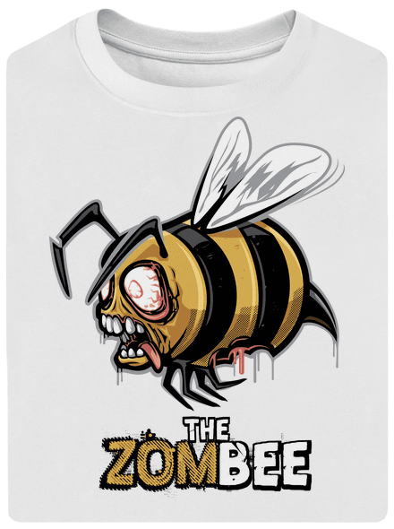 ZomBee - žltá unisex tričko oversized White