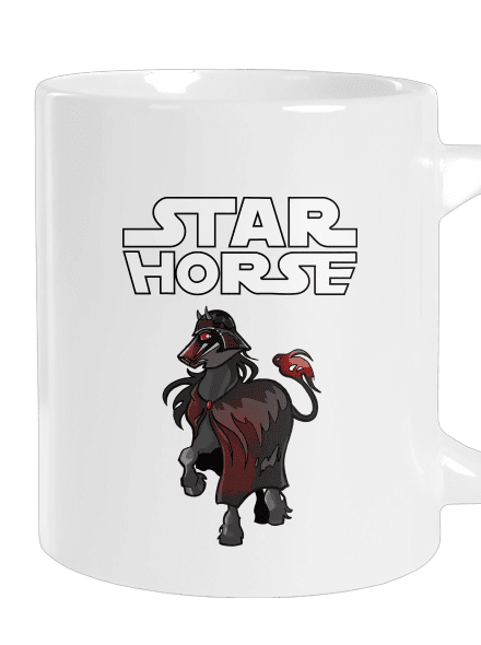 Star horse veľký hrnček White