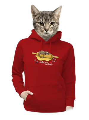 Milujem váľanie dámska mikina klokanka Red Mal