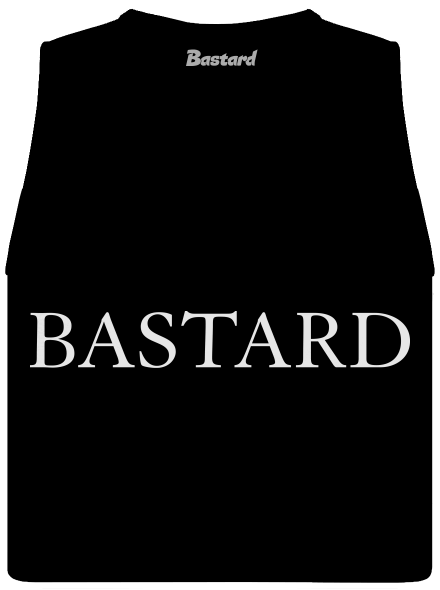 Bastard v luxuse dámske tielko voľné Black