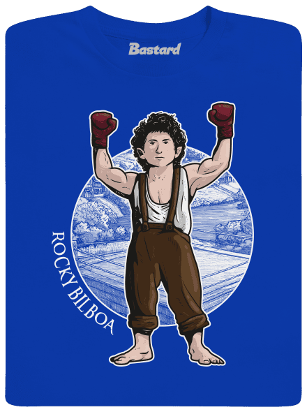 Rocky Bilboa pánske dlhý rukáv Royal Blue