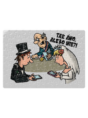 Svadobný obrad puzzle White