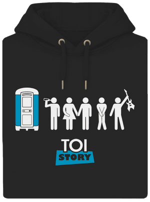 Toi Story unisex mikina premium Dark Black