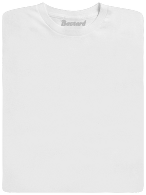 Bez potlače pánske tričko White