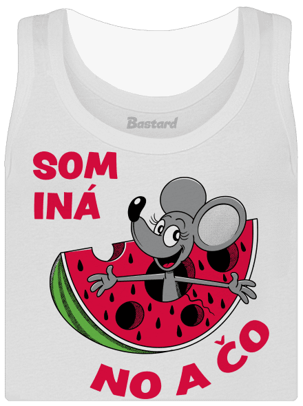 Som iná dámske tielko klasické White