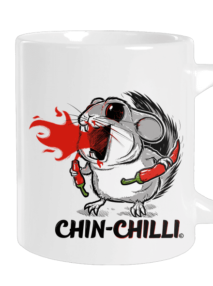 Chinchilli veľký hrnček White