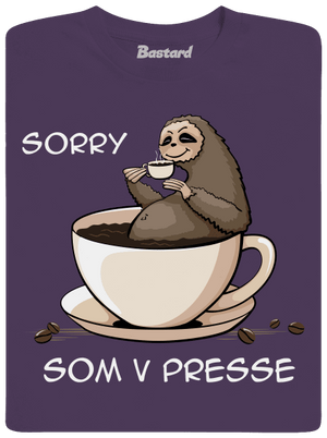 V presse pánske tričko Urban Purple