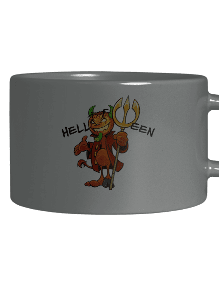 Helloween hrnček makronka Grey Macaron