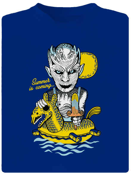 Summer is coming 2 pánske športové tričko Royal Blue Mal