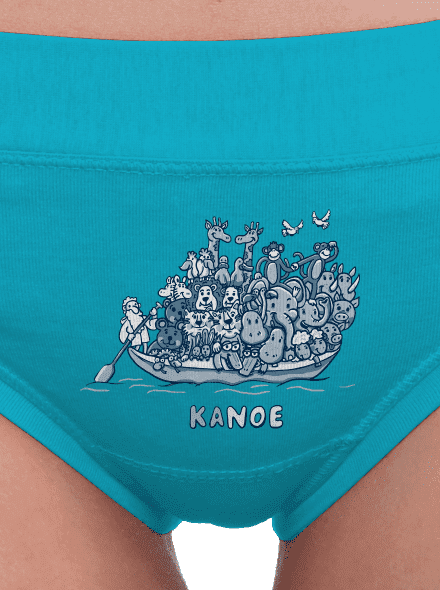 Noemova archa dámske nohavičky Turquoise