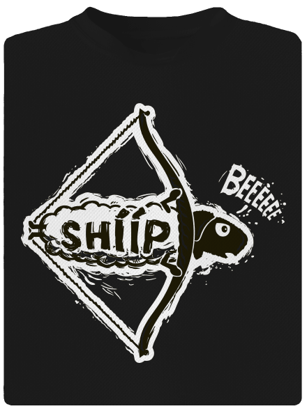 Shííp detské športové tričko Black