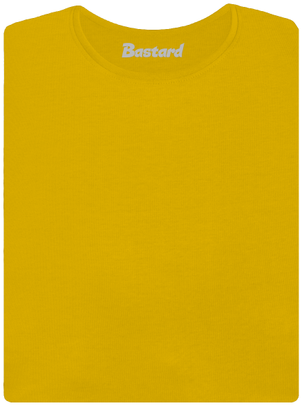 Bez potlače dámske tričko Yellow