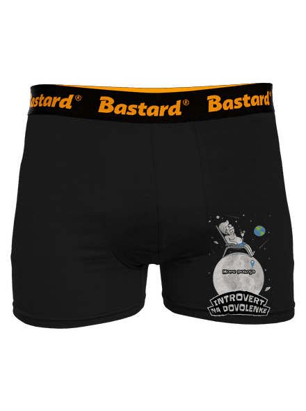 Introvert na dovolenke boxerky Black