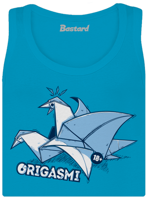 Origasmi dámske tielko klasické Blue Atol