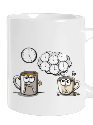 Čaj o piatej, káva stále veľký hrnček White