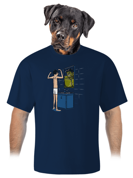 Hulk unisex tričko oversized Midnight Blue