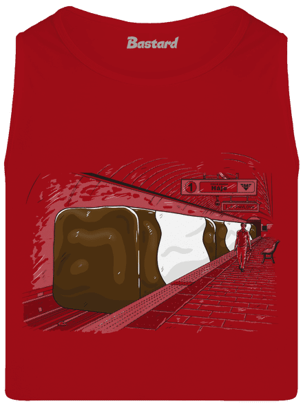 Metro pánske tielko Red