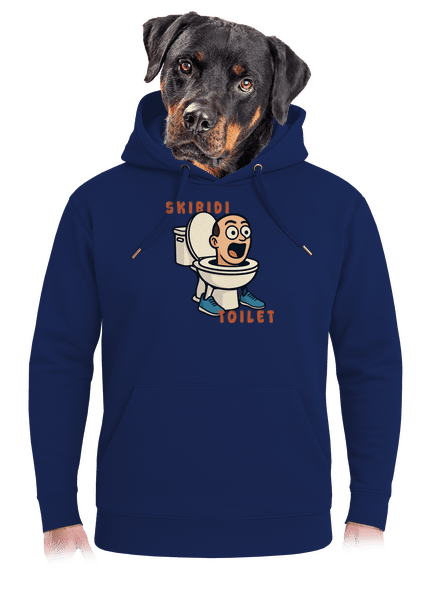 Skibidi Toilet unisex mikina premium Navy