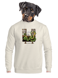 unisex mikina bez kapucne