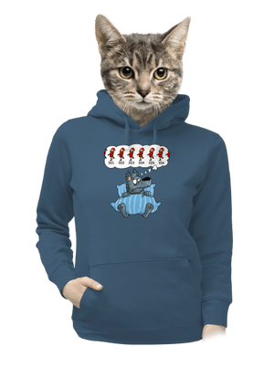 dámska mikina klokanka