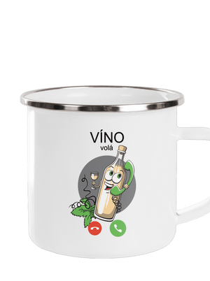 Biele víno volá plecháčik White