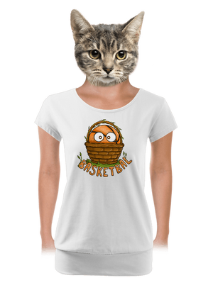 dámske tričko s lemom