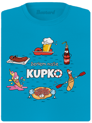 Slovenské kupko dámske športové tričko Blue Atol