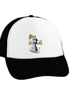 Na ťahu šiltovka truckerka Black cap