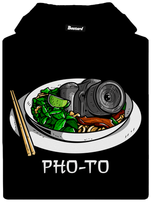 Pho-to pánska mikina klokanka Black