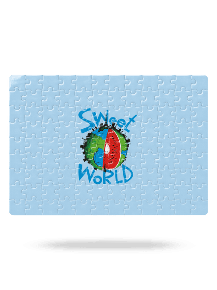 Sweet World puzzle White