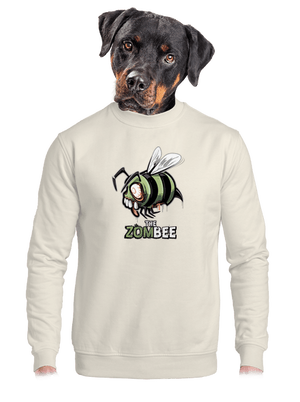 ZomBee unisex mikina bez kapucne Off White