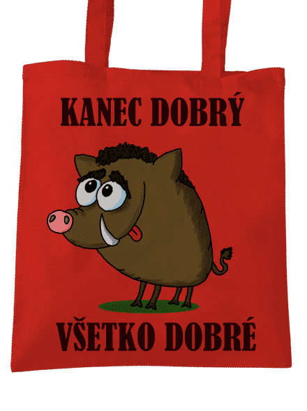 Kanec dobrý taška Bright Red