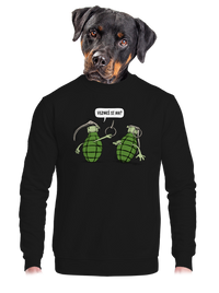 unisex mikina bez kapucne