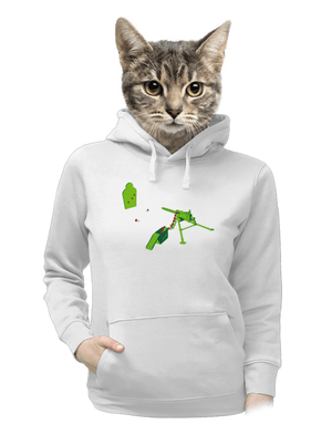 dámska mikina klokanka