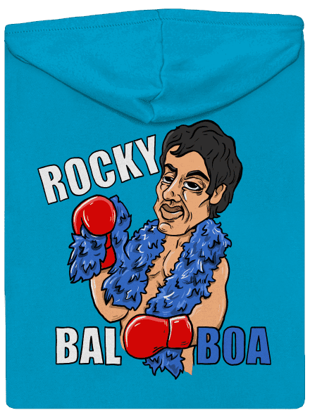 Rocky Bal boa dámska mikina na zips Blue Atol