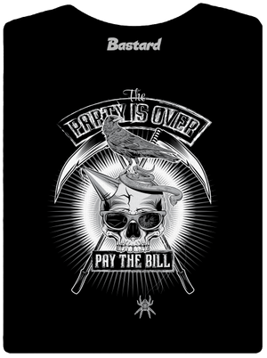 Party is over dámske tričko Black