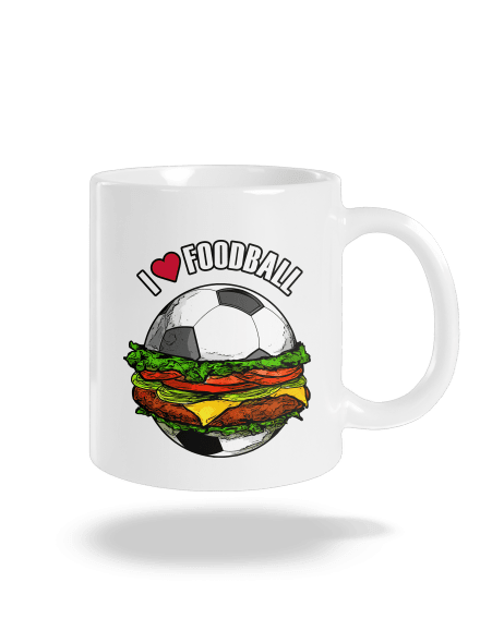 Foodball klasický hrnček White