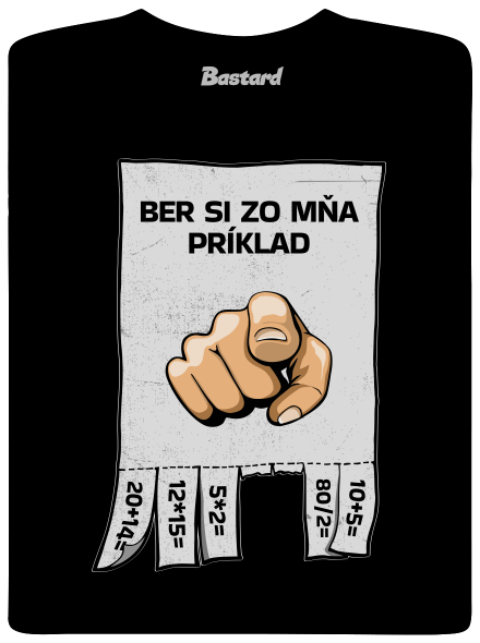Ber si zo mňa príklad pánske tričko Black