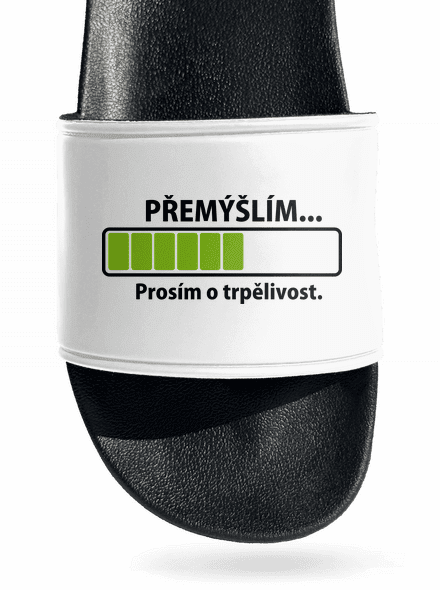 Premýšľam šľapky White